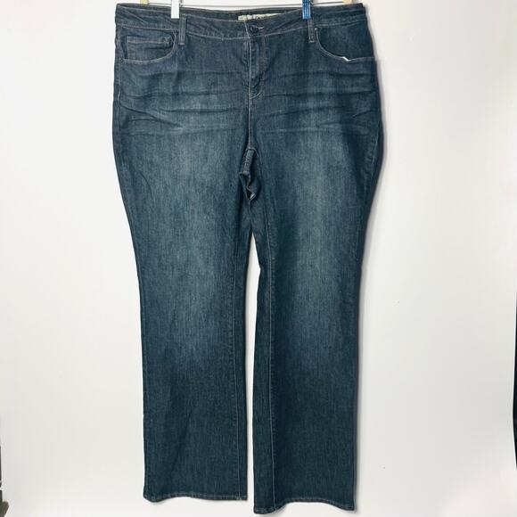 DKNY Women's Jeans Darkwash Plus Size 20W - Picture 1 of 10